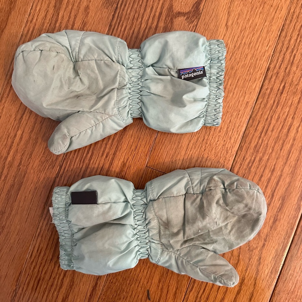 Patagonia Kids Mittens - Light Green